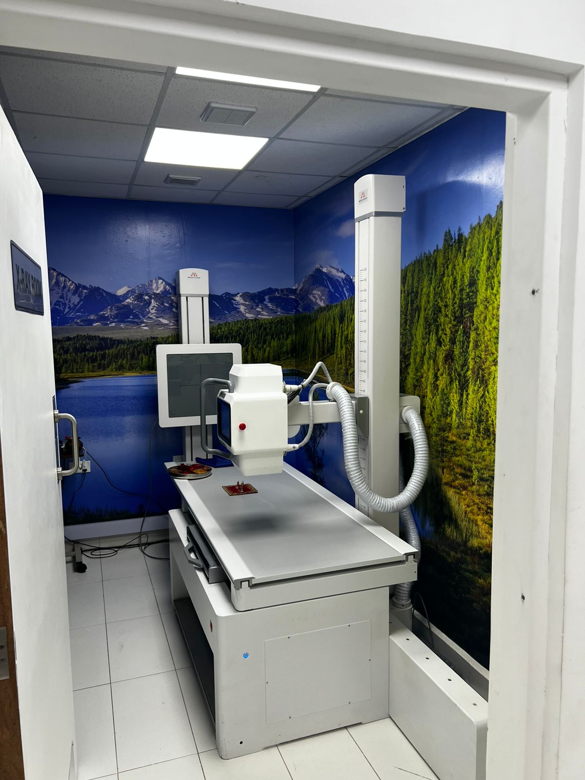 X-Ray Suite Entrance at Medi Earth Lifecare